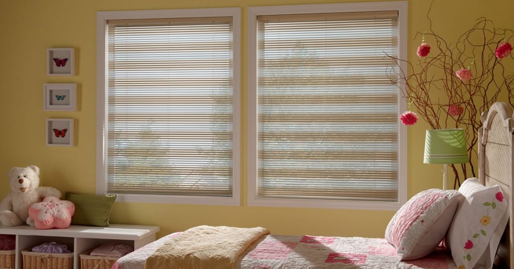 Graber Aluminum Blinds Girls Bedroom