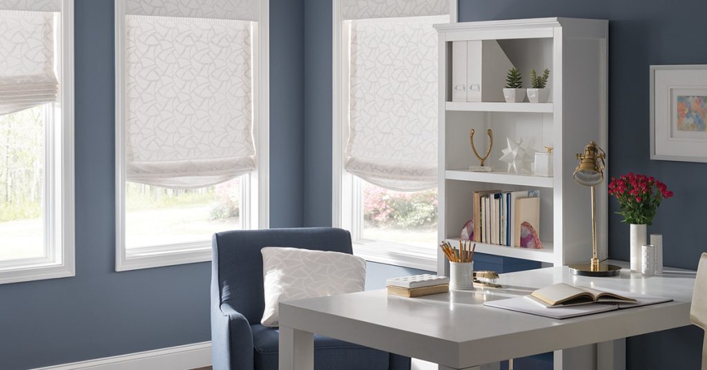 Graber Roman Shades in Office