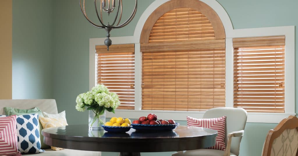 Graber Wood Blinds Dining Room