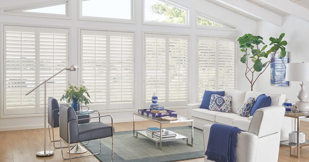Graber Wood Shutters Living Room